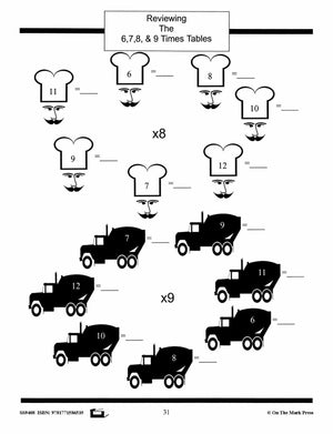 Multiplication Facts Workbook Grades 3/4  #1