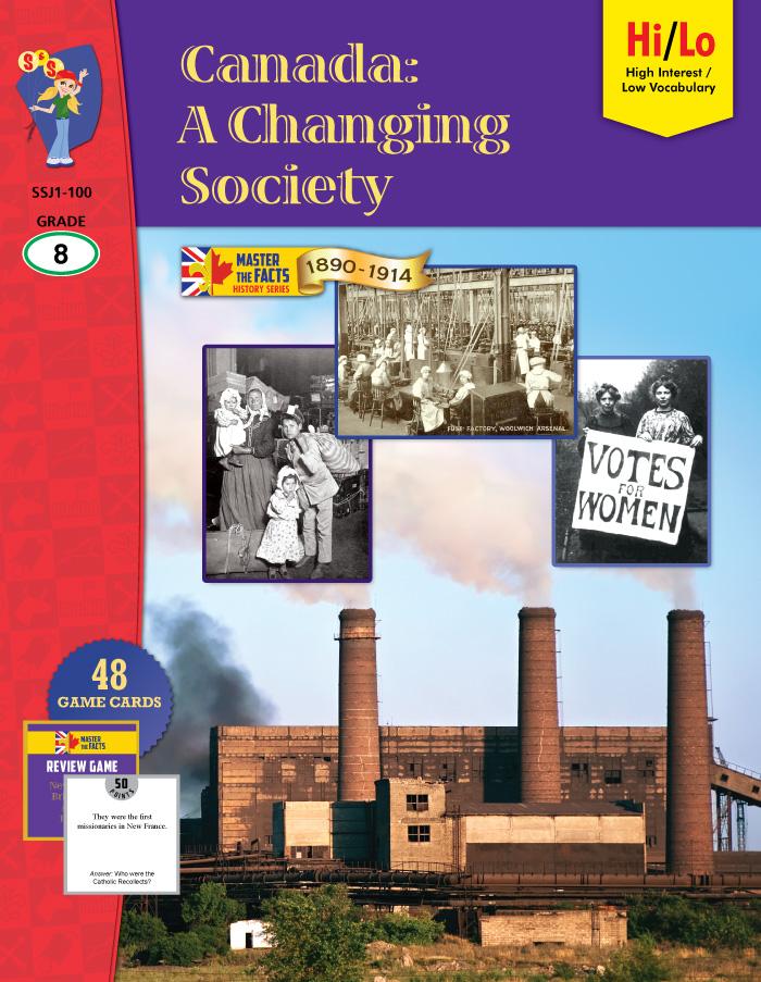 Canada: A Changing Society 1890-1914 Grade 8 Hi/Lo