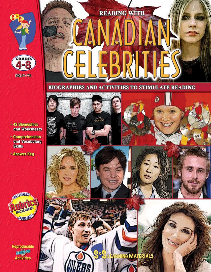 Reading with Canadian Celebrities Grades 4-8