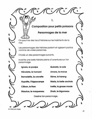 Le secrets de la mer 3e à 4e année