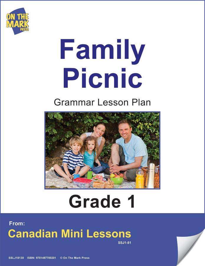 Family Picnic Grammar Lesson Grade 1