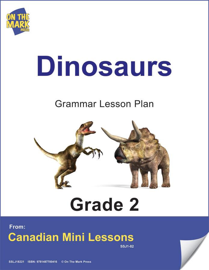 Dinosaurs Grammar Lesson and Worksheets Grade 2