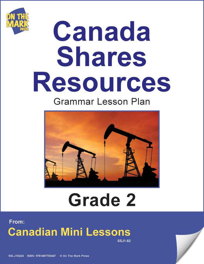 Canada Shares Resources Writing & Grammar Lesson Grade 2