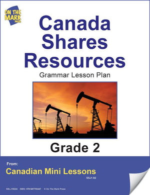Canada Shares Resources Writing & Grammar Lesson Grade 2