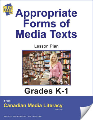 Appropriate Forms Of Media Texts Gr. K-1