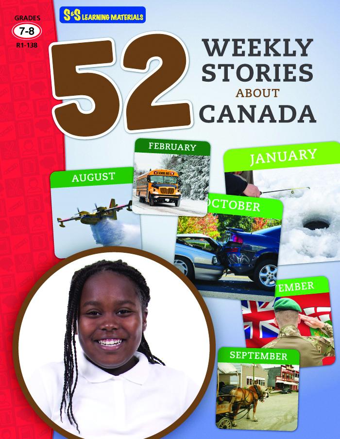 52 Weekly Nonfiction Stories About Canada Grades 7-8