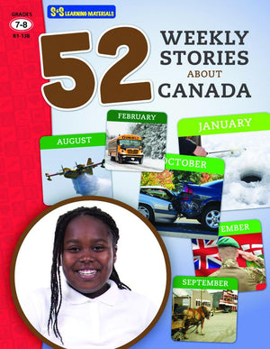 52 Weekly Nonfiction Stories About Canada Grades 7-8