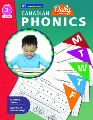 Canadian Daily Phonics Worksheets Gr 2 | Daily Phonics | Consonants | Vowels | Blends | Digraph