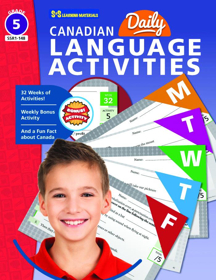 Canadian Daily Language Activities Grade 5