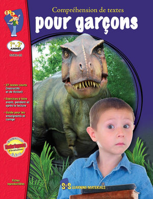 Compréhension de textes pour garçons 1e à 3e année