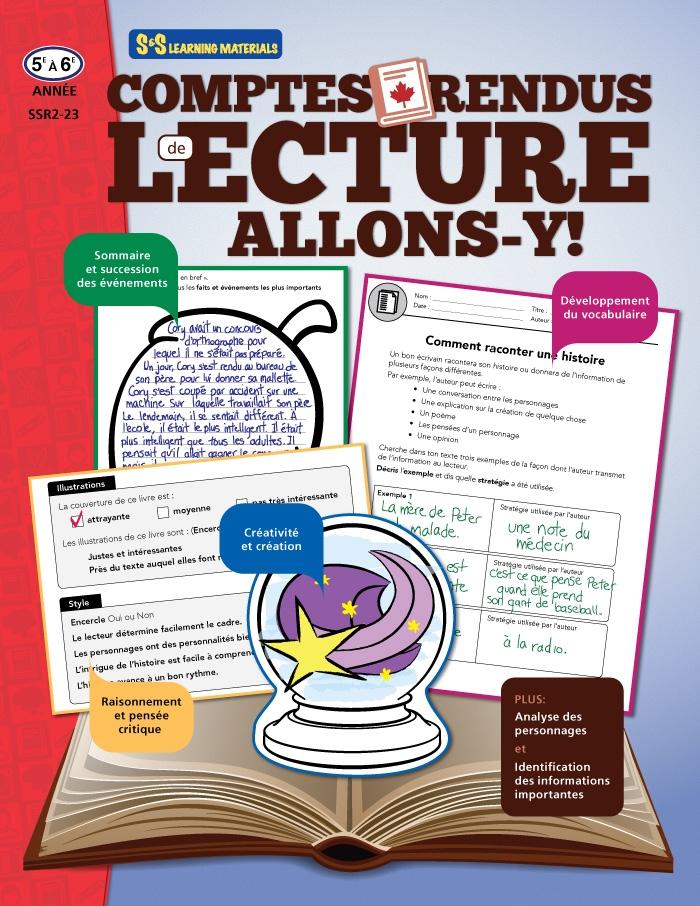 Comptes rendus de lecture : Allons-y 5e à 6e année