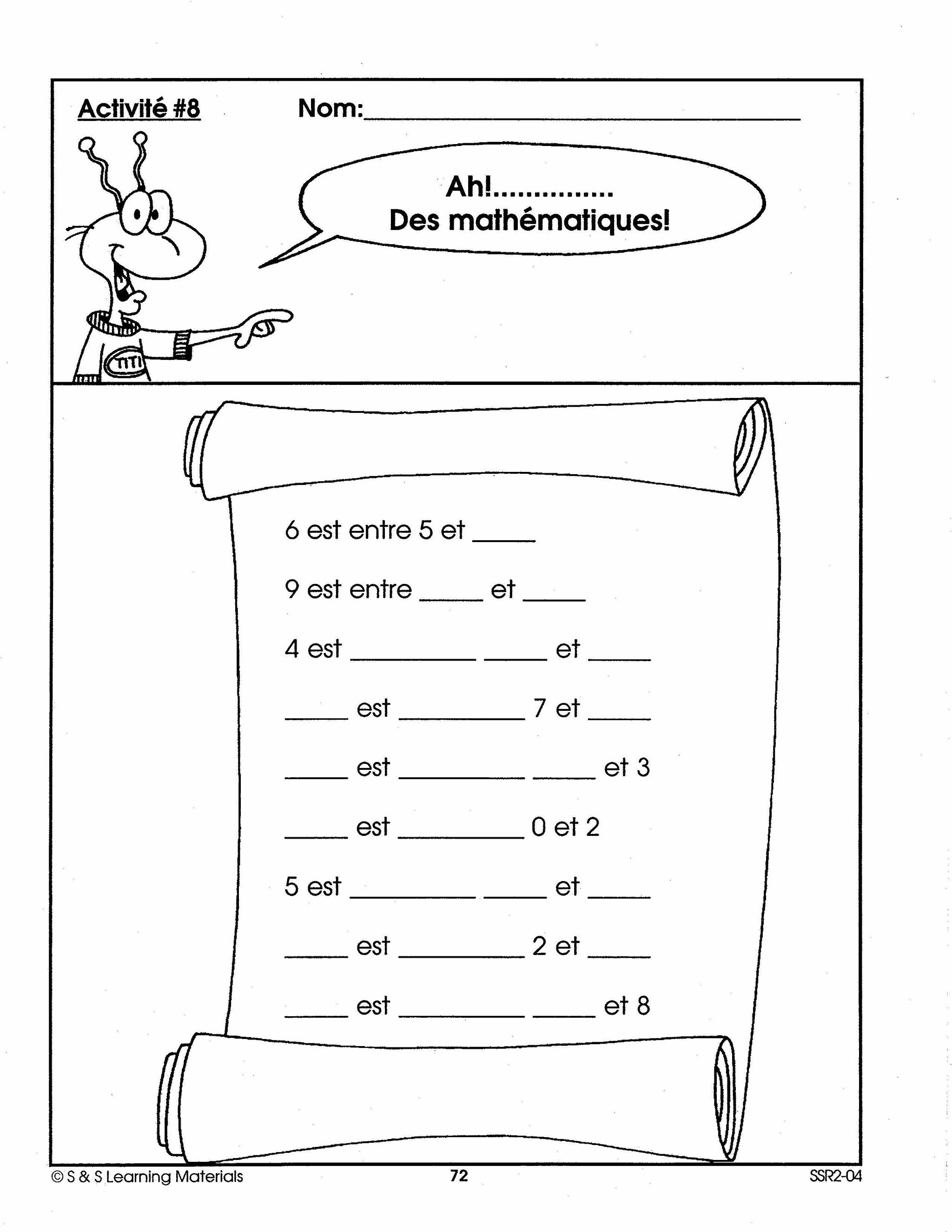 Les prépositions 1e à 3e année