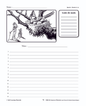 Amorces D'histoires Dessins Humoristiques 4e à 6e année