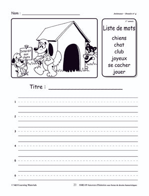 Amorces d'histoires Dessins Humoristiques 1e à 6e année