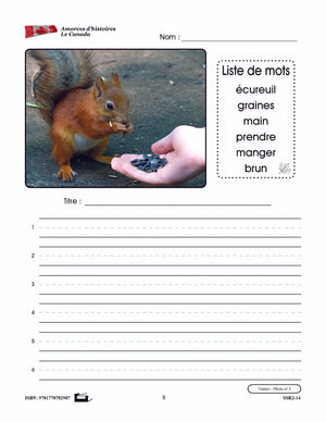 Amorces d'histoires le Canada 1e à 3e année