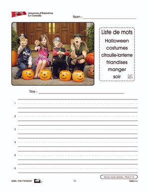 Amorces d'histoires le Canada 1e à 3e année