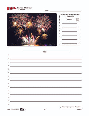 Amorces d'histoires le Canada 4e à 6e année