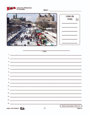 Amorces d'histoires le Canada 4e à 6e année