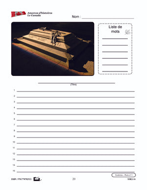 Amorces d'histoires le Canada 7e à 8e année