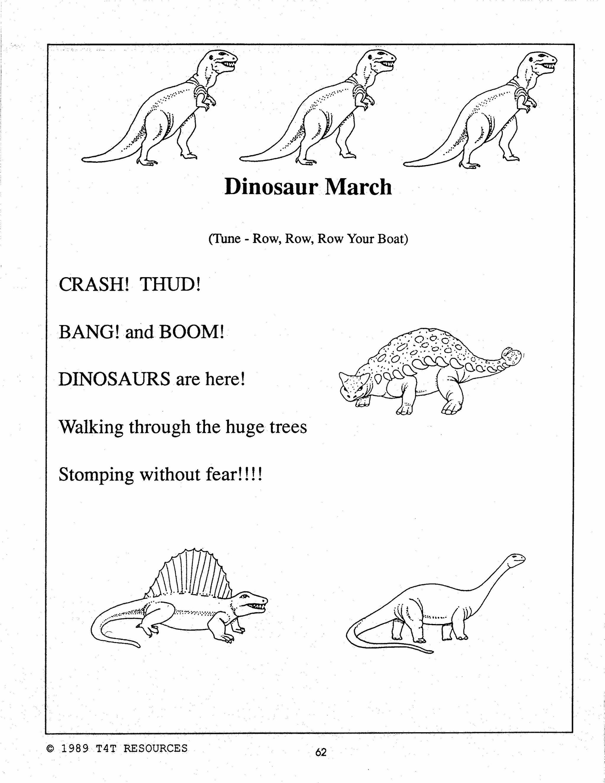 Dinosaurs - An Integrated Theme Unit Grades JK/SK