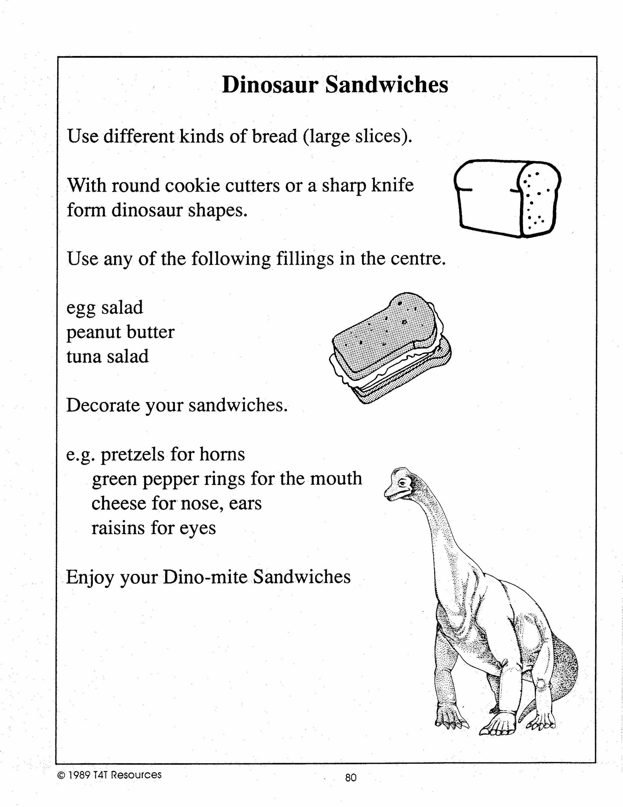 Dinosaurs - An Integrated Theme Unit Grade 1