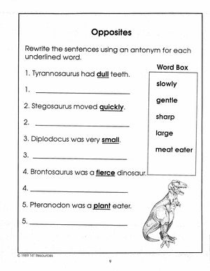 Dinosaurs - An Integrated Theme Unit Grades 2-3