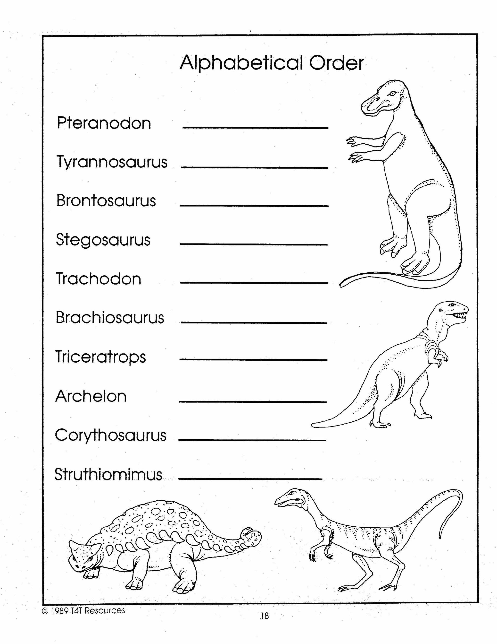 Dinosaurs - An Integrated Theme Unit Grades 2-3