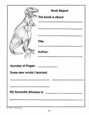 Dinosaurs - An Integrated Theme Unit Grades 2-3
