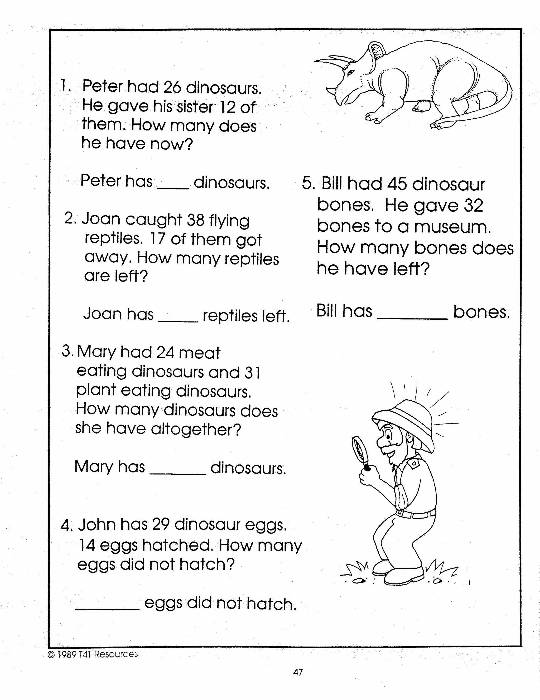 Dinosaurs - An Integrated Theme Unit Grades 2-3