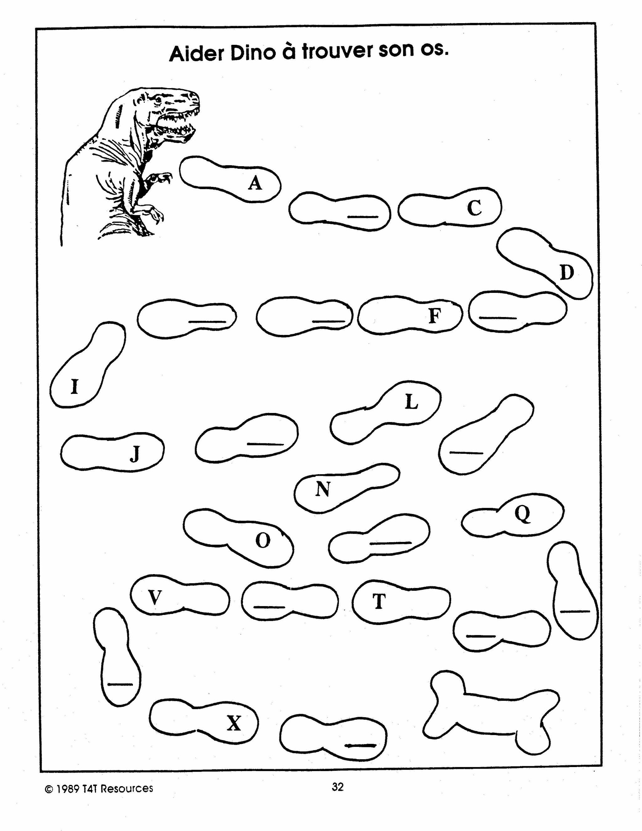 Les Dinosaures Unité thématique - Jardin d'enfants