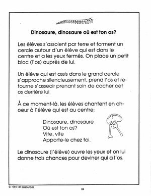 Les Dinosaures Unité thématique - Jardin d'enfants