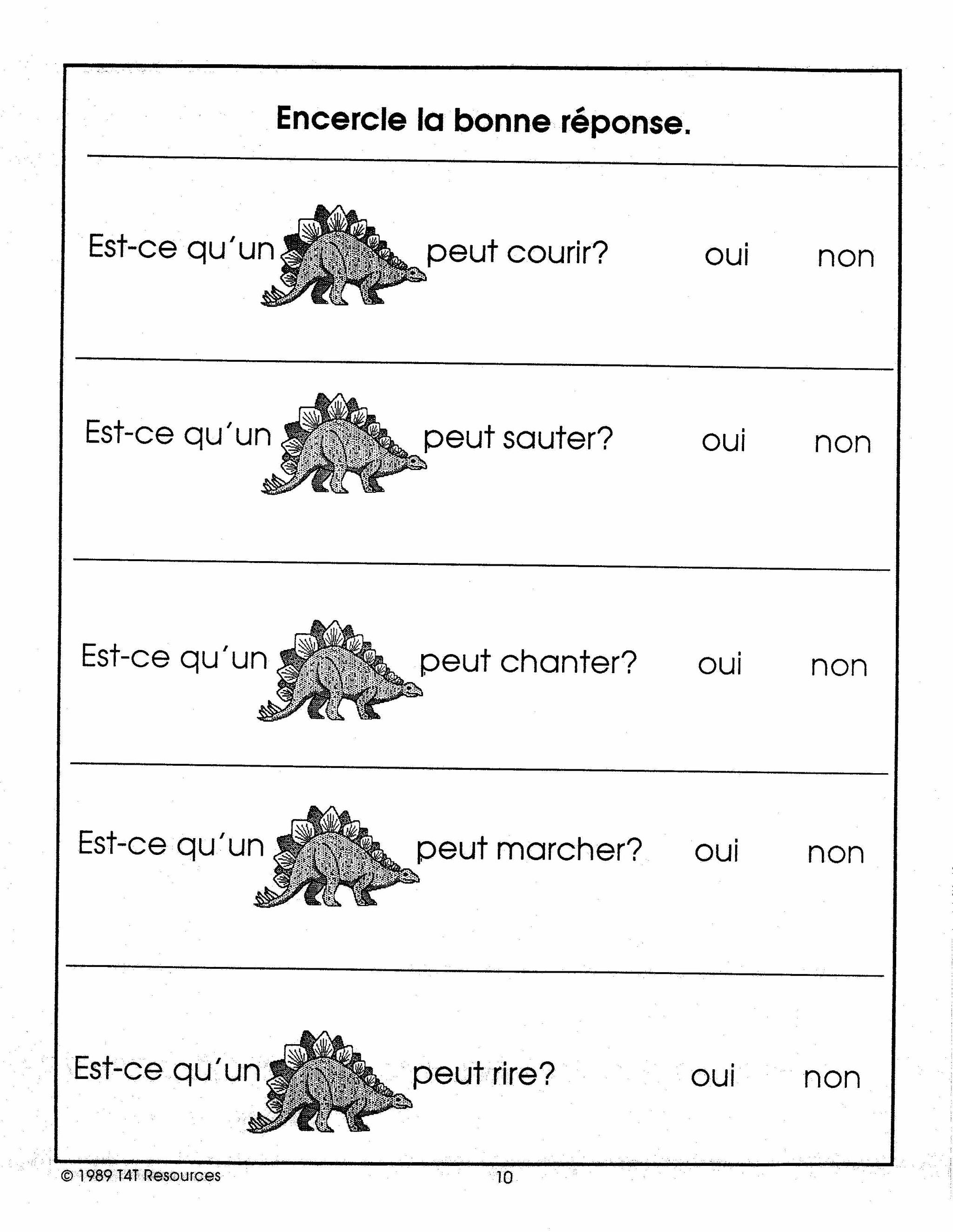 Les Dinosaures Unité thématique Premiere Année