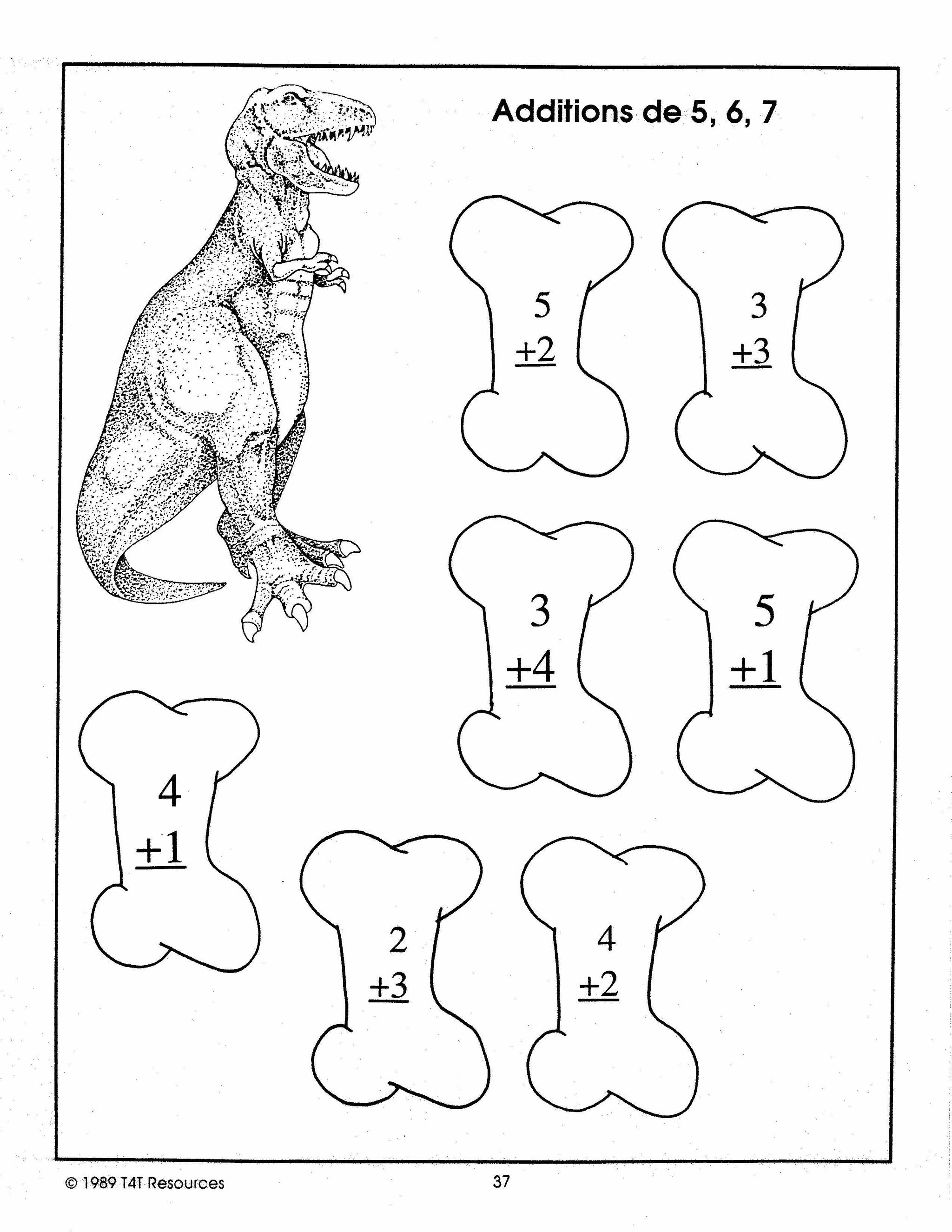 Les Dinosaures Unité thématique Premiere Année