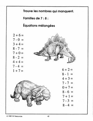 Les Dinosaures Unité thématique Premiere Année