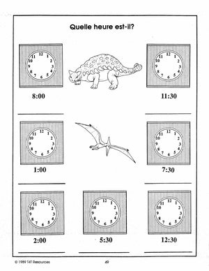 Les Dinosaures Unité thématique Premiere Année