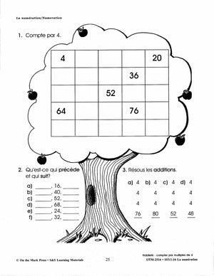 La numération/Numeration: An English and French Workbook Grades 1-3/1e à 3e année