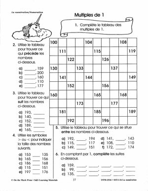 La numération/Numeration: An English and French Workbook Grades 1-3/1e à 3e année