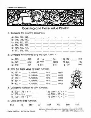 La numération/Numeration: An English and French Workbook Grades 1-3/1e à 3e année