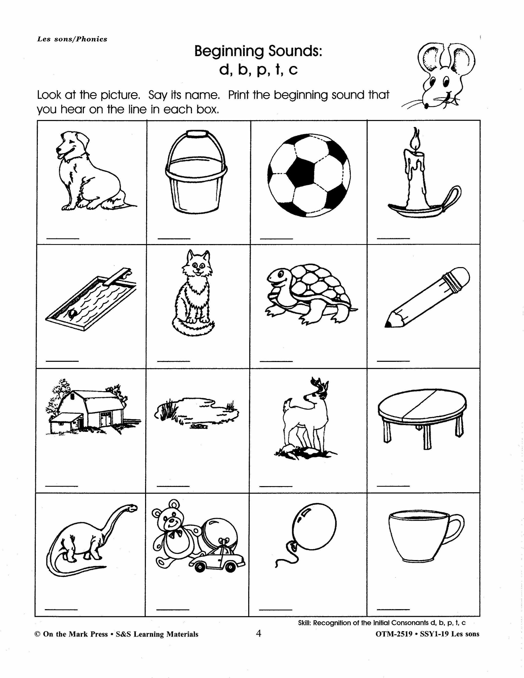 Les Sons/Phonics - A French and English Workbook 1e à 3e année