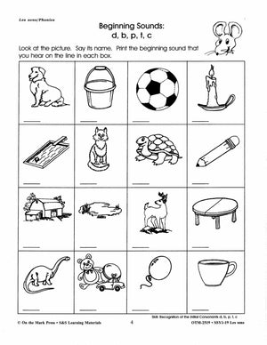 Les Sons/Phonics - A French and English Workbook 1e à 3e année