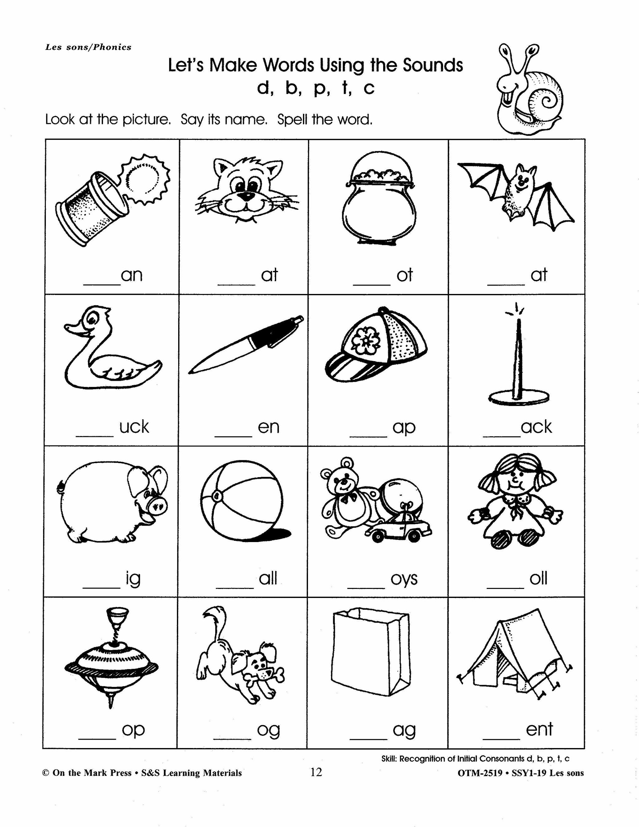 Les Sons/Phonics - A French and English Workbook 1e à 3e année