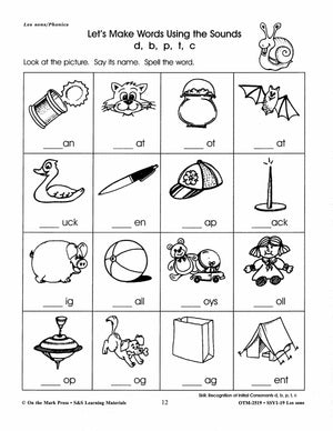 Les Sons/Phonics - A French and English Workbook 1e à 3e année
