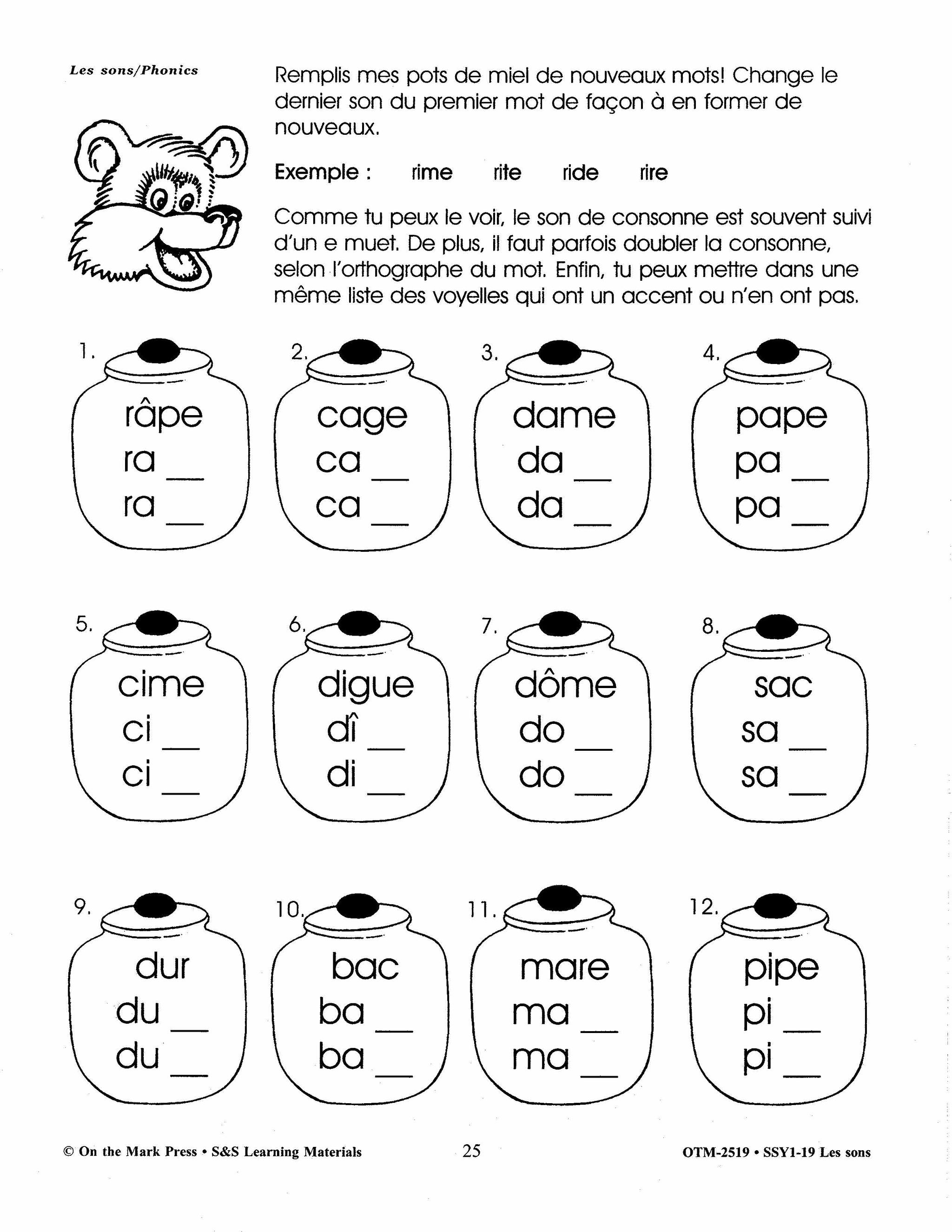 French/English 8 Workbook Bundle! Grades 1-3