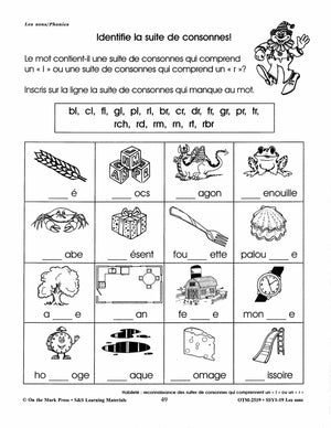 Les Sons/Phonics - A French and English Workbook 1e à 3e année