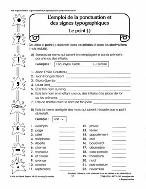 French/English 8 Workbook Bundle! Grades 1-3