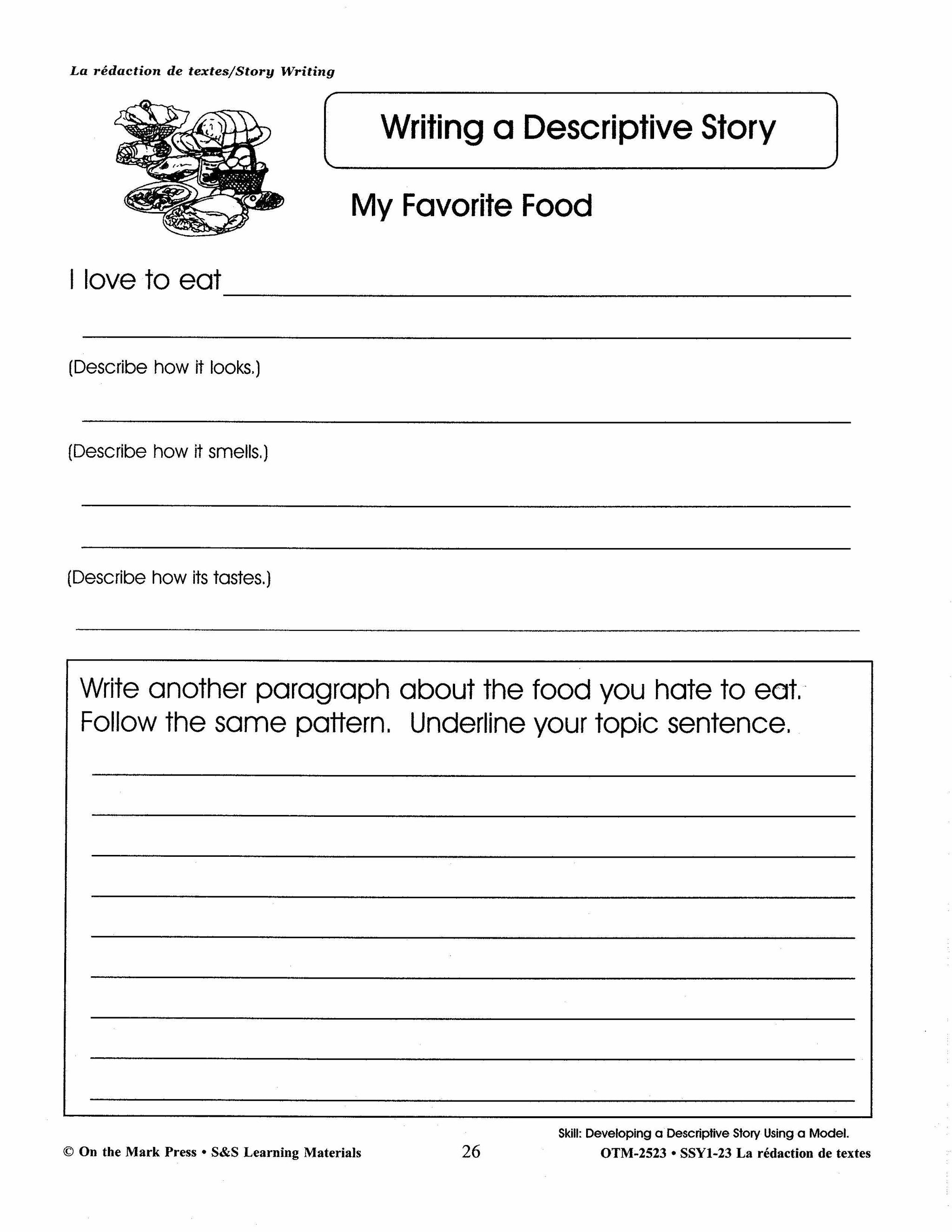 La rédaction de textes/Story Writing: A French and English Workbook 1e à 3e année