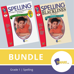 Spelling Grade 1 Program & Blacklines Bundle! * 36 Weeks of Content!