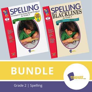 Spelling Grade 2 Program & Blacklines Bundle! * 36 Weeks of Content!