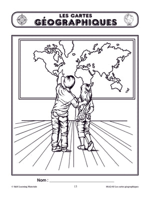 Les cartes géographiques 1e à 3e année