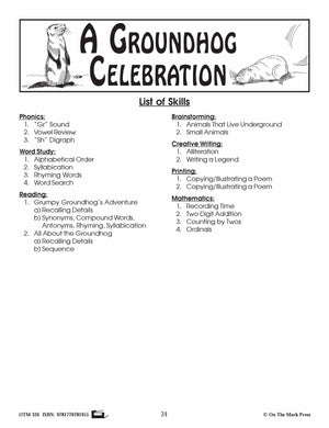 A Groundhog Celebration Grade 2